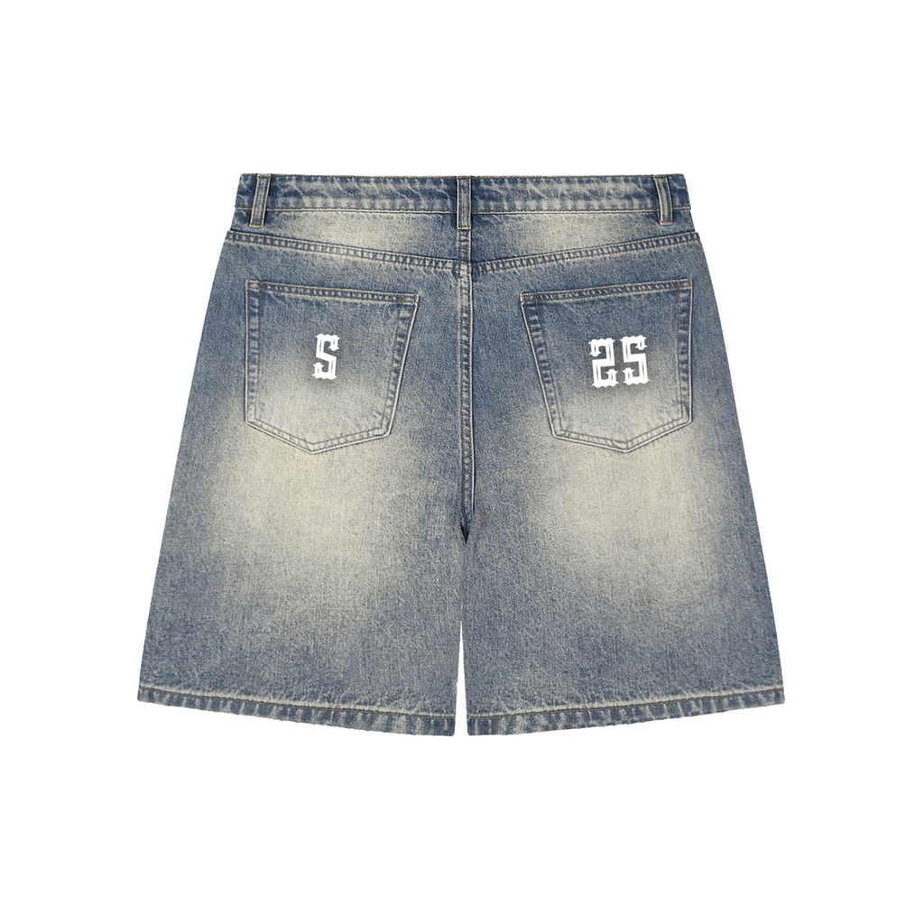 Stijl Distressed Jorts